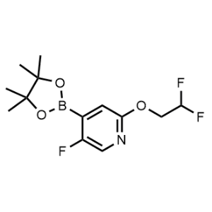 Pyridine, 2-(2,2-difluoroethoxy)-5-fluoro-4-(4,4,5,5-tetramethyl-1,3,2-dioxaborolan-2-yl)-|CS-1047960