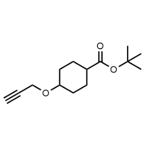 tert-Butyl 4-(prop-2-yn-1-yloxy)cyclohexane-1-carboxylate|CS-1047975