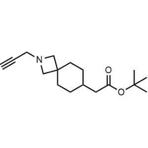 tert-Butyl 2-(2-(prop-2-yn-1-yl)-2-azaspiro[3.5]nonan-7-yl)acetate|CS-1047976