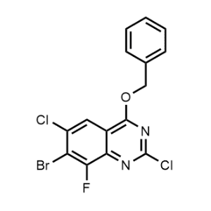 4-(Benzyloxy)-7-bromo-2,6-dichloro-8-fluoroquinazoline|CS-1048029