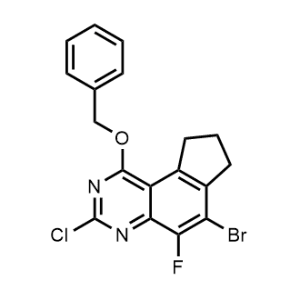 1-(Benzyloxy)-6-bromo-3-chloro-5-fluoro-8,9-dihydro-7H-cyclopenta[f]quinazoline|CS-1048054