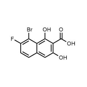 8-Bbromo-7-fluoro-1,3-dihydroxy-2-naphthoic acid|CS-1048348