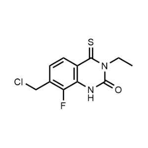 7-(Chloromethyl)-3-ethyl-8-fluoro-4-thioxo-3,4-dihydroquinazolin-2(1H)-one|CS-1048406