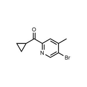 (5-Bromo-4-methylpyridin-2-yl)(cyclopropyl)methanone|CS-1048433