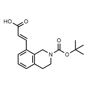 (E)-3-(2-(tert-Butoxycarbonyl)-1,2,3,4-tetrahydroisoquinolin-8-yl)acrylic acid|CS-1048513
