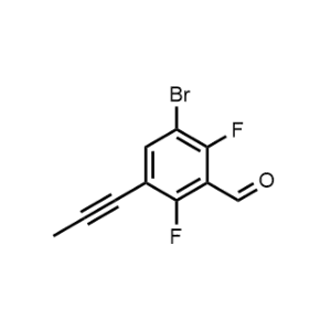 3-Bromo-2,6-difluoro-5-(prop-1-yn-1-yl)benzaldehyde|CS-1048527