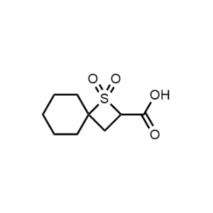 1-Thiaspiro[3.5]nonane-2-carboxylic acid 1,1-dioxide|CS-1048588