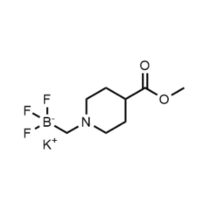 Potassium trifluoro((4-(methoxycarbonyl)piperidin-1-yl)methyl)borate|CS-1048698