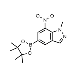 1-Methyl-7-nitro-5-(4,4,5,5-tetramethyl-1,3,2-dioxaborolan-2-yl)-1H-indazole|CS-1048801