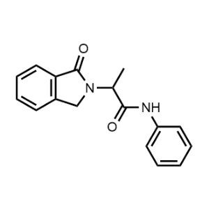 1,3-Dihydro-α-methyl-1-oxo-N-phenyl-2H-isoindole-2-acetamide|CS-1048934