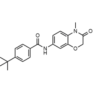 N-(3,4-Dihydro-4-methyl-3-oxo-2H-1,4-benzoxazin-7-yl)-4-(1,1-dimethylethyl)benzamide|CS-1048944