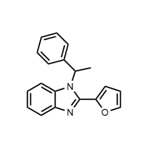 2-(2-Furanyl)-1-(1-phenylethyl)-1H-benzimidazole|CS-1048985