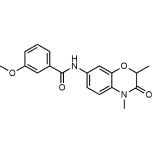 N-(2,4-Dimethyl-3-oxo-3,4-dihydro-2H-benzo[b][1,4]oxazin-7-yl)-3-methoxybenzamide|CS-1049064