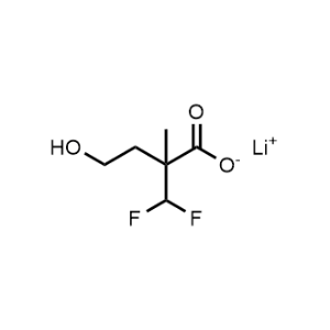 2-(Difluoromethyl)-4-hydroxy-2-methylbutanoic acid, lithium|CS-1049210