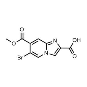 6-Bromo-7-(methoxycarbonyl)imidazo[1,2-a]pyridine-2-carboxylic acid|CS-1049361