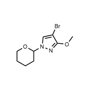 4-Bromo-3-methoxy-1-(tetrahydro-2H-pyran-2-yl)-1H-pyrazole|CS-1049408