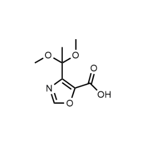 4-(1,1-Dimethoxyethyl)oxazole-5-carboxylic acid|CS-1049466