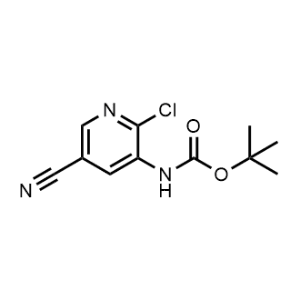 tert-Butyl (2-chloro-5-cyanopyridin-3-yl)carbamate|CS-1049857