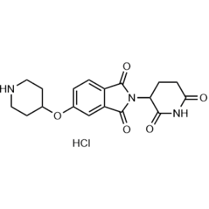 2-(2,6-Dioxopiperidin-3-yl)-5-(piperidin-4-yloxy)isoindoline-1,3-dione hydrochloride|CS-1049935