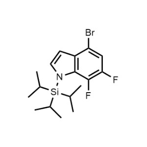 4-Bromo-6,7-difluoro-1-(triisopropylsilyl)-1H-indole|CS-1050051