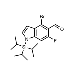 4-Bromo-6-fluoro-1-(triisopropylsilyl)-1H-indole-5-carbaldehyde|CS-1050065