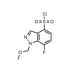 7-Fluoro-1-(methoxymethyl)-1H-indazole-4-sulfonyl chloride|CS-1050126