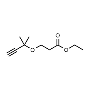 Ethyl 3-((2-methylbut-3-yn-2-yl)oxy)propanoate|CS-1050213