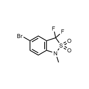 5-Bromo-3,3-difluoro-1-methyl-1,3-dihydrobenzo[c]isothiazole 2,2-dioxide|CS-1050600