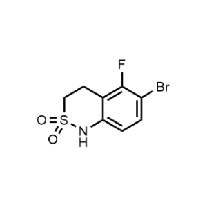 6-Bromo-5-fluoro-3,4-dihydro-1H-benzo[c][1,2]thiazine 2,2-dioxide|CS-1050607
