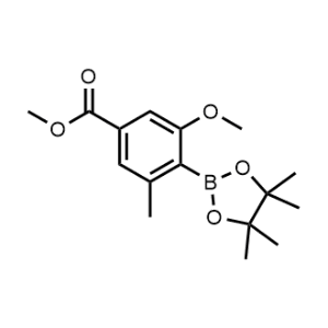 Methyl 3-methoxy-5-methyl-4-(4,4,5,5-tetramethyl-1,3,2-dioxaborolan-2-yl)benzoate|CS-1050627