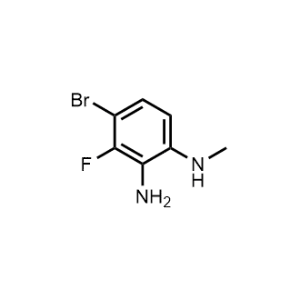 4-Bromo-3-fluoro-N1-methylbenzene-1,2-diamine|CS-1050673