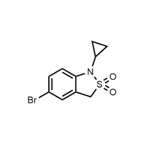 5-Bromo-1-cyclopropyl-1,3-dihydrobenzo[c]isothiazole 2,2-dioxide|CS-1050700