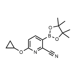 6-Cyclopropoxy-3-(4,4,5,5-tetramethyl-1,3,2-dioxaborolan-2-yl)picolinonitrile|CS-1050810