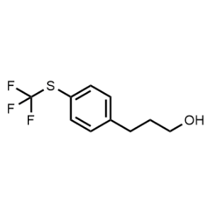 3-(4-((Trifluoromethyl)thio)phenyl)propan-1-ol|CS-1050978