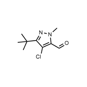3-(tert-Butyl)-4-chloro-1-methyl-1H-pyrazole-5-carbaldehyde|CS-1051093