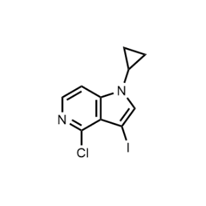 4-Chloro-1-cyclopropyl-3-iodo-1H-pyrrolo[3,2-c]pyridine|CS-1051220
