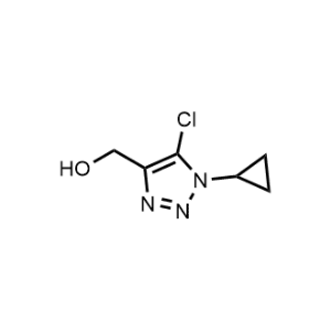 (5-Chloro-1-cyclopropyl-1H-1,2,3-triazol-4-yl)methanol|CS-1051238