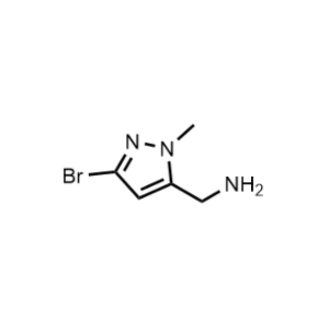 (3-Bromo-1-methyl-1H-pyrazol-5-yl)methanamine|CS-1051557