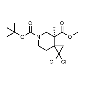6-(tert-Butyl) 4-methyl (4S)-1,1-dichloro-4-methyl-6-azaspiro[2.5]octane-4,6-dicarboxylate|CS-1052266
