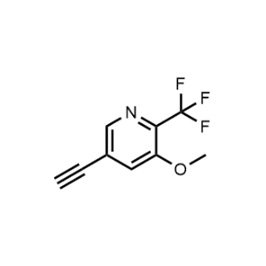 5-Ethynyl-3-methoxy-2-(trifluoromethyl)pyridine|CS-1052340