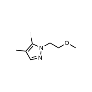 1H-Pyrazole, 5-iodo-1-(2-methoxyethyl)-4-methyl-|CS-1052931