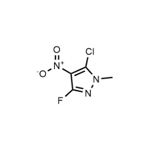 5-Chloro-3-fluoro-1-methyl-4-nitro-1H-pyrazole|CS-1052984