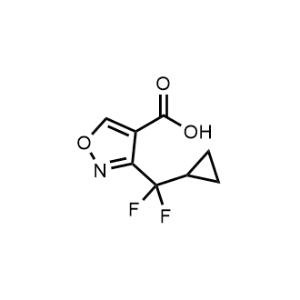3-(Cyclopropyldifluoromethyl)-4-isoxazolecarboxylic acid|CS-1053257