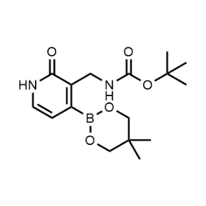 tert-Butyl ((4-(5,5-dimethyl-1,3,2-dioxaborinan-2-yl)-2-oxo-1,2-dihydropyridin-3-yl)methyl)carbamate|CS-1053335