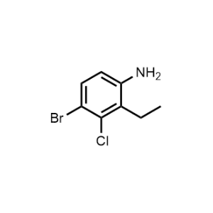 4-Bromo-3-chloro-2-ethylbenzenamine|CS-1053393