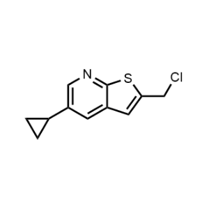 2-(Chloromethyl)-5-cyclopropylthieno[2,3-b]pyridine|CS-1053493