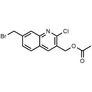 (7-(Bromomethyl)-2-chloroquinolin-3-yl)methyl acetate|CS-1053645