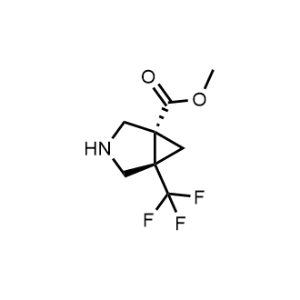 rel-Methyl (1R,5S)-5-(trifluoromethyl)-3-azabicyclo[3.1.0]hexane-1-carboxylate|CS-1053936