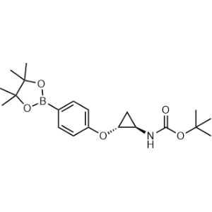 tert-Butyl ((1R,2R)-2-(4-(4,4,5,5-tetramethyl-1,3,2-dioxaborolan-2-yl)phenoxy)cyclopropyl)carbamate|CS-1054054