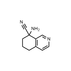 8-Amino-5,6,7,8-tetrahydro-8-isoquinolinecarbonitrile|CS-1054336